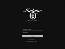 Tablet Screenshot of madameo.it